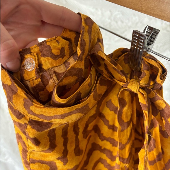 Vibrant Patterned Vintage Wrap Skirt - Picture 8 of 10